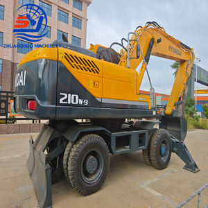 Excavadora de Ruedas Hyundai 210W-9 Usada Original Importada de Corea, Excavadora de Ruedas Usada de Alta Calidad a Bajo Precio - Product Image 1