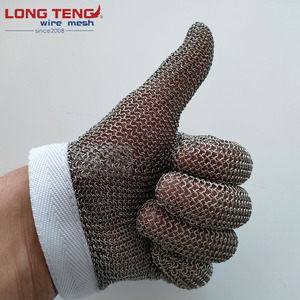 <span class=keywords><strong>Gant</strong></span> en mailles <span class=keywords><strong>de</strong></span> chaîne en acier inoxydable <span class=keywords><strong>de</strong></span> qualité alimentaire <span class=keywords><strong>de</strong></span> haute qualité pour bouchers Style résistant aux coupures et tissé - Product Image 3