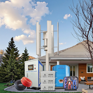 ชุดเครื่องกำเนิดไฟฟ้าพลังงานลมแบบแกนตั้ง CE Europe Hot Complete ALL in ONE ราคาสุดคุ้ม 2kw 3kw 5KW 10KW C/H สำหรับใช้ในบ้าน รุ่น ARVH-5KW Wind Tu - Product Image 3