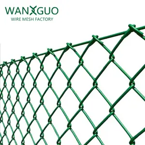 High Quality 6ft 8ft Tall PVC Coated Black Privacy Garden Panels Chain Link Fence