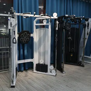 Kommerzielle China Trizeps Maschine Hersteller Fitness geräte Multi Smith Funktionale 3D Smith Maschine Trainer Multi Gym