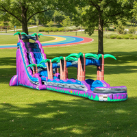 Vente flash : toboggan aquatique gonflable Purple Crush Commercial à vendre
