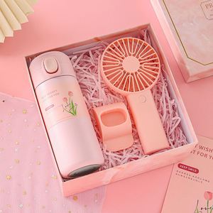 Yy965 Set de Regalo 2 en 1 para Bodas de Verano: Mini Ventilador, Cuaderno y Caja de Regalo Dorada para Paraguas - Product Image 6