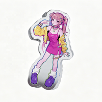 Autocollants décoratifs personnalisés en vinyle PVC transparent, imperméables, de style kawaii, pour téléphone, ordinateur portable, découpe à la forme, autocollants décoratifs personnalisés