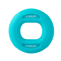 Anillo de silicona Hand Grip Fitness Fingertip Power Trainer para fuerza muscular mejora la fuerza de los dedos