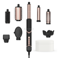 Secador y Estilizador de Cabello Multifuncional 8 en 1, 6 en 1, 7 en 1, Iónico, con Cepillo Alisador y Rizador, Personalizable con Logotipo