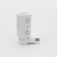 Réchauffeur de parfum de diffuseur de veilleuse électrique en céramique d'harmonie élégante enfichable pour le réchauffeur parfumé enfichable de cire d'huile aromatique