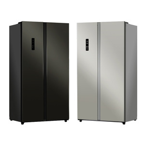 Foreign Trade Cross-Border Export Household French-Door Stainless Steel <b>Refrigerator</b> Air-Cooled Frost-Free Large Capacity Stores - Product Image 3