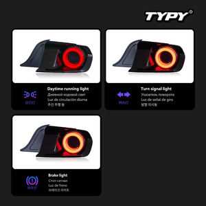 Nouveau kit de conversion de feux arrière de style Ferrari pour Mustang GT 2015-2023, feux arrière circulaires séquentiels, assemblage de feux arrière, 1 an - Product Image 3