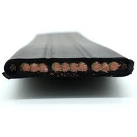 CE-Standard 300/500V TVVB Flaches Flexibles Aufzugskabel H05VVH6-F/H07VVH6-F 24*0,75mm²