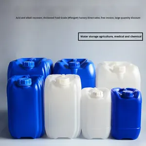 Carré de baril d'empilage en <span class=keywords><strong>plastique</strong></span> de qualité alimentaire 25L scellé pour l'eau, l'huile, l'alcool, les déchets liquides et chimiques capacité de 20kg recyclable - Product Image 5
