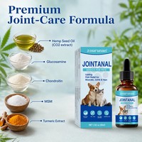 Zourunan Gotas para la Movilidad Articular de Mascotas 60ml 2.02oz Extracto de CO2 Sin OGM Probado Bienestar Canino y Felino Marca Blanca OEM Bajo MOQ