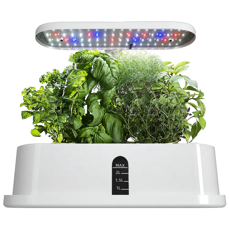 LED akıllı bahçe topraksız yetiştirme sistemleri bahçe pompası mini tam spektrum kapalı bitki bahçe