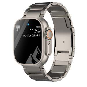 Bracelets de montre en titane Bracelet de remplacement en métal de luxe pour <span class=keywords><strong>Apple</strong></span> <span class=keywords><strong>Watch</strong></span> 6 7 <span class=keywords><strong>8</strong></span> 9 Ultra 2 bandes 49mm I <span class=keywords><strong>Watch</strong></span> 38 <span class=keywords><strong>40</strong></span> 42 44mm - Product Image 4