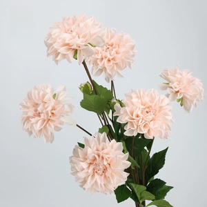 Ensemble de fleurs artificielles en soie rose LO-846 pour la <span class=keywords><strong>d</strong></span>écoration de mariage par les fleuristes, fleurs artificielles haut de gamme, approvisionnement en gros, options personnalisées - Product Image 5