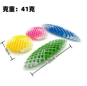 Juguete Sensorial de <span class=keywords><strong>Gusano</strong></span> de Bolsillo, Juguetes Antiestrés, <span class=keywords><strong>Gusano</strong></span> <span class=keywords><strong>Arcoíris</strong></span> Multicolor, Juguete para Dedos, <span class=keywords><strong>Gusano</strong></span> Contorsionable - Product Image 4