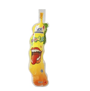100ml <span class=keywords><strong>banane</strong></span> forme jus gelée emballage <span class=keywords><strong>sac</strong></span> en plastique <span class=keywords><strong>sac</strong></span> à eau préformé emballage alimentaire boisson emballage pochette crème glacée emballage - Product Image 4