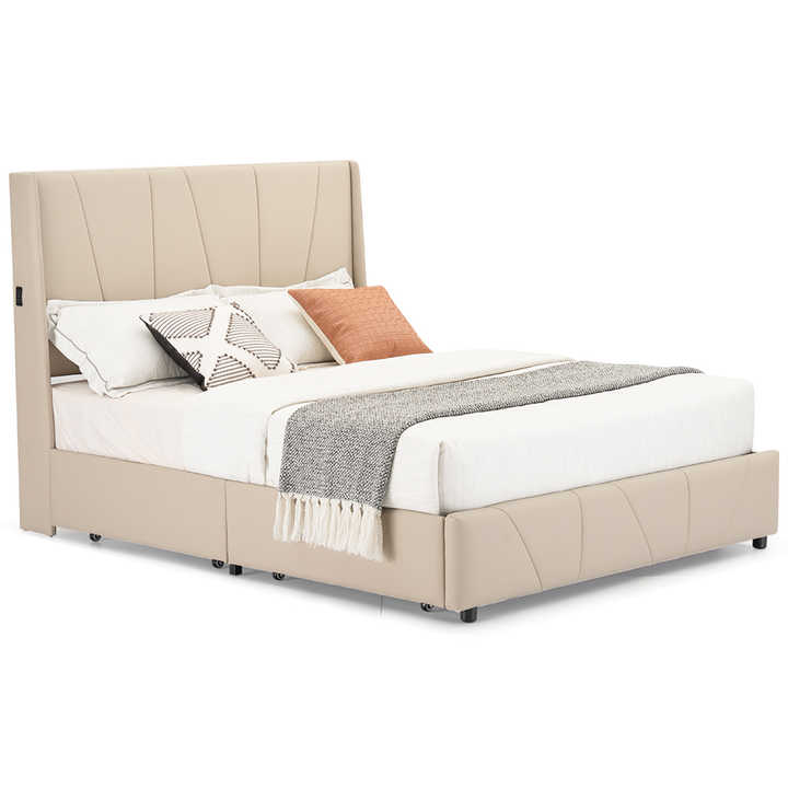Curated visual reference: Practical Minimalist Bed Frame With Storage Gallery View
