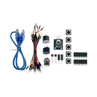 OKY1028-1 Kit de Codificación Completo con Sensor Ultrasónico y Motor Paso a Paso para Proyectos de Bricolaje