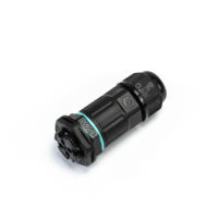 Conector de Cable Eléctrico Mini IP68 Impermeable de 2/3/4 Pines, Conector Hembra y Macho para Empalme de Cables de Alimentación en Exteriores