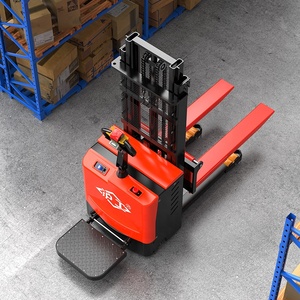 Uso de fábrica 1T 2T <span class=keywords><strong>3T</strong></span> Apilador eléctrico <span class=keywords><strong>1</strong></span>,6 M 2M 2,5 M Carretilla elevadora eléctrica de pie - Product Image 4