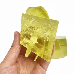 Citrine Crystal Natural High Quality Yellow Quartz Cube Citrine Natural Stone Crystal Free From