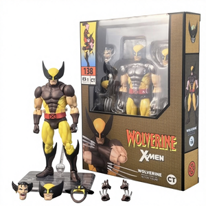 Hellverine nuovi giocattoli CT Wolverines figura marrone fumetto X-Men Mafex 138 Shf Anime statuetta in PVC modello statua regalo giocattolo - Product Image 1