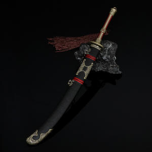 Épée de samouraï de 22 cm, accessoires de cosplay Wildling Blade, produits liés au cinéma et à la télévision, uniforme de garde brodé Flamme Rouge, cadeau pour garçon - Product Image 3