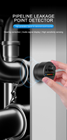 Détecteurs de fuites acoustiques F03 avec microphones, contrôle de capacité, utilisation intérieure/extérieure, inspection des sous-sols et des buanderies, zones multiples