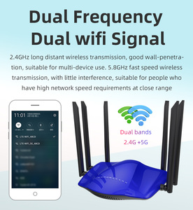 เราเตอร์ไร้สาย Universal <span class=keywords><strong>4G</strong></span> <span class=keywords><strong>Sim</strong></span> Card CPE รองรับ 32 อุปกรณ์ มาตรฐาน RoHS  แบบ Dual Band Wifi ความเร็ว 1200Mbps รองรับ <span class=keywords><strong>5G</strong></span> <span class=keywords><strong>4G</strong></span> LTE โมเด็มสำหรับภูมิภาคห่างไกล - Product Image 5