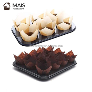 Maisbakery tùy chỉnh in Tulip Muffin ly giấy dùng một lần Baking <span class=keywords><strong>cupcake</strong></span> ly Muffin trường hợp <span class=keywords><strong>cupcake</strong></span> wrappers Tulip Muffin trường hợp - Product Image 3