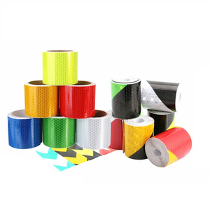 EONBON <span class=keywords><strong>Bande</strong></span> <span class=keywords><strong>réfléchissante</strong></span> haute visibilité Autocollants de sécurité auto-adhésifs imperméables Ruban PVC réfléchissant pour remorques extérieures - Product Image 3