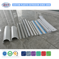 Profilé d'extrusion de rail de rideau à simple voie en PVC rigide pour fenêtre et séparateur de pièce