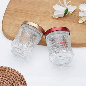 Vente en gros 25ml 75ml 100ml mini petit pot de stockage <span class=keywords><strong>épaissi</strong></span> pot à soupe nid d'oiseau 100ml bouteille en verre bouteille de miel scellée - Product Image 1