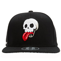 2022 new fashion chic uomo donna unisex divertente teschio ricamo cappello da camionista cappello da Baseball Snapback Flat Bill gorras hat