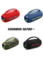 Nuevos Altavoces Portátiles para Exteriores SOONBOX 6700 de Alta Potencia con Bluetooth Inalámbrico e Impermeabilidad IPX6