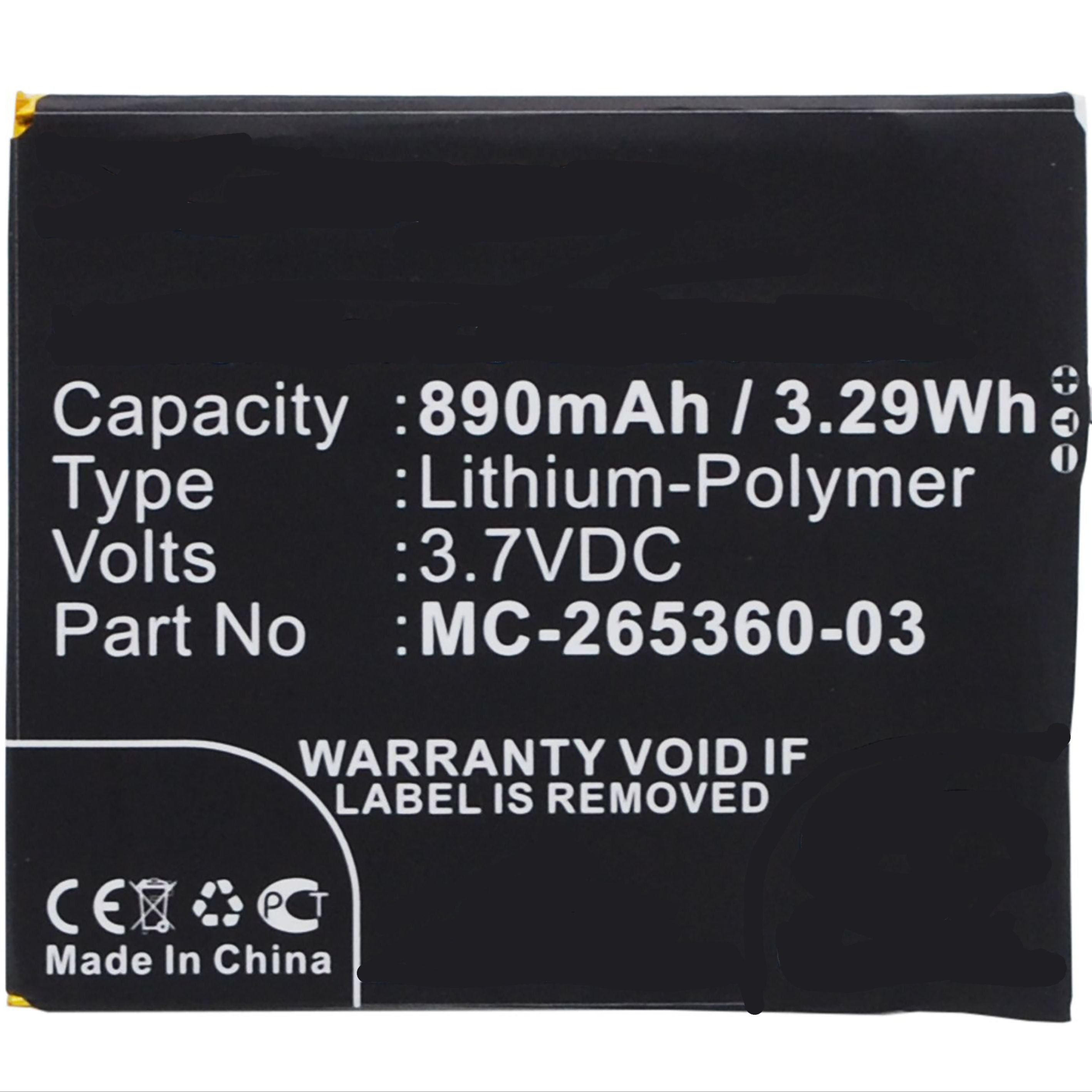 Batteria Ricaricabile MC- 265360 -03 Per Amazon Kindle Paperwhe Kindle 7 8 Batteria 890mAh Strumenti