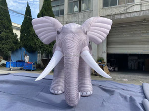 Modèle d'éléphant gonflable, zoo, parc d'attractions, cirque, décoration publicitaire - Product Image 6