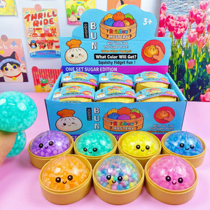 8.5cm Dumpling Squishy Mystery Box Soft Stretchy Squeeze Toy Sensory Fidget Toys for Party Favors Birthday <b>Gifts</b> - Product Image 6