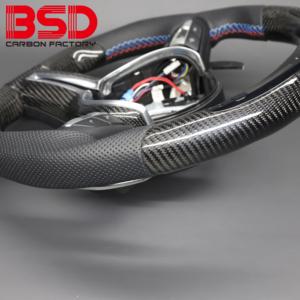BSD carbonio per <span class=keywords><strong>BMW</strong></span> <span class=keywords><strong>F36</strong></span> F82 425i <span class=keywords><strong>Gran</strong></span> <span class=keywords><strong>Coupe</strong></span> M4 Custom reale LED Racing in fibra di carbonio volante BSD Custom volante a LED - Product Image 3