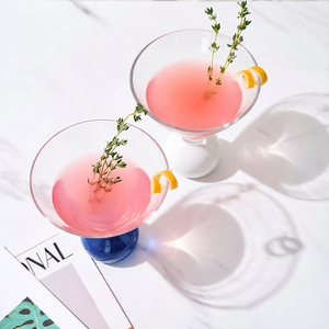 Verre à shot de tequila coloré à fond épais, verre à whisky créatif avec base en forme de boule, coupe à cocktail <span class=keywords><strong>martini</strong></span> vintage pour mariage, bar, fête - Product Image 4