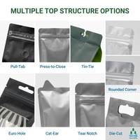 Sachets plats en Mylar personnalisés pour chips, avec fermeture thermoscellable et encoche de déchirement, et impression personnalisée pour les emballages de vente au détail