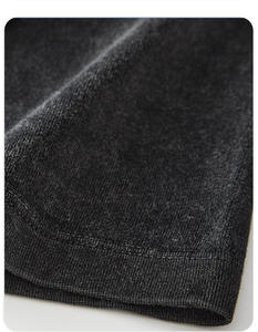 T-shirt garçon rétro délavé 230g, T-shirt tendance, T-shirt garçon batik col rond grande taille européen et américain - Product Image 5