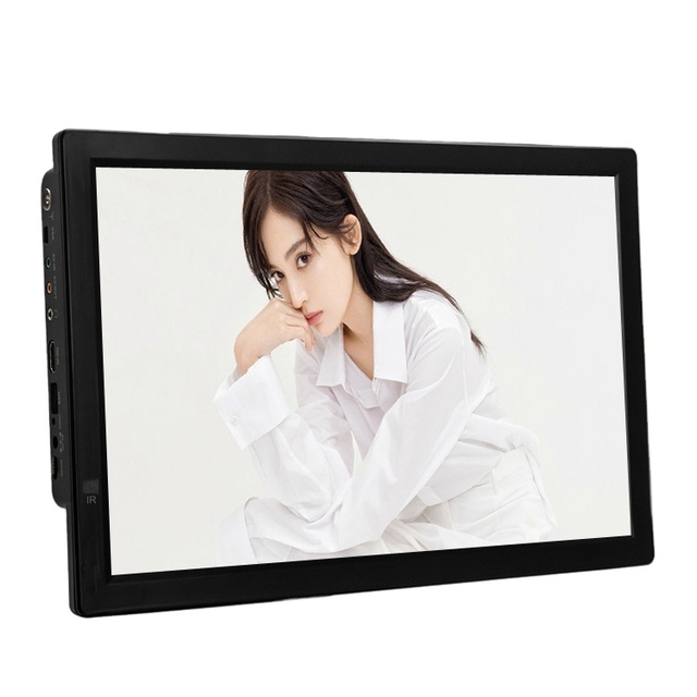 Cheapest 14inch 16:9 1280*800 Color TFT LED Portable Digital TV with USB TF Interface