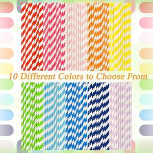 Pailles en papier biodégradable en pâte de bois pour gobelets à paroi simple pour boissons chaudes/froides - Product Image 3