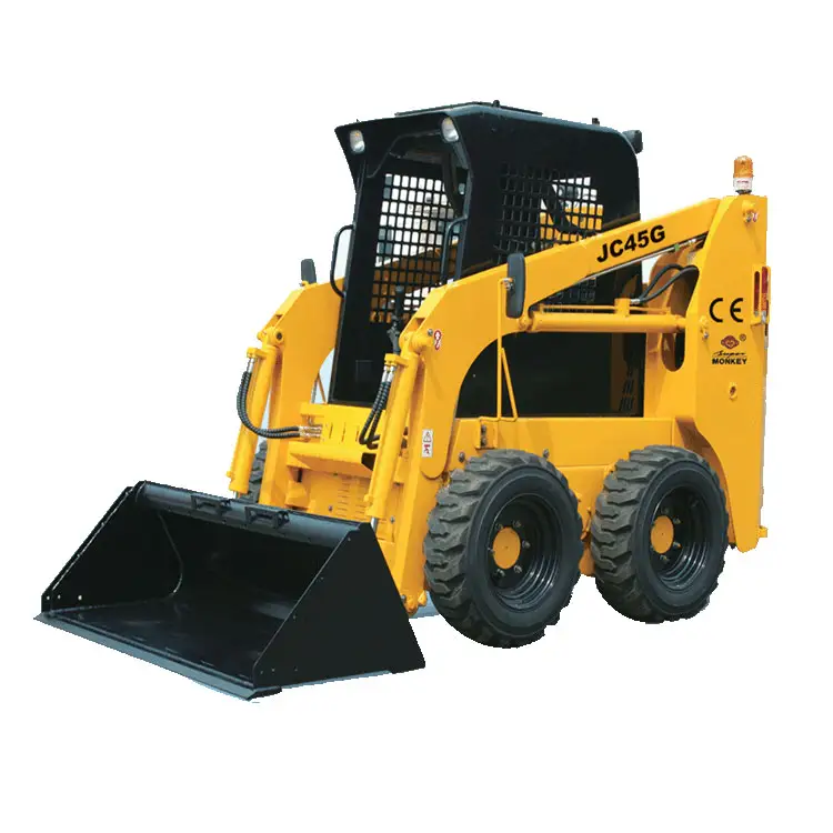 skid steer loader taian luyue JC45G with 50hp engine loading capacity is 700kg skid loader