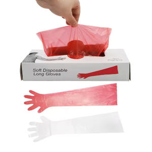 Vagins artificiels de longs gants jetables vétérinaires imperméables pour des chevaux - Product Image 4