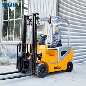 Yuli sıcak satış forklift  fiyat Motor katı lastikler 1/1.5/2/2.5/3Ton 4 tekerlekli elektrikli forklift