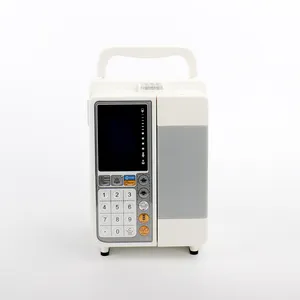 의료 주입 펌프 LCD 디스플레이 휴대용 자동 체적 IV 판매용 유체 주사기 주입 펌프