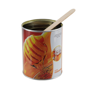 Aceptable logotipo personalizado fusión 800g cera suave caliente enlatada sabor de coco 28oz cera suave lata para <span class=keywords><strong>precio</strong></span> de fábrica - Product Image 5